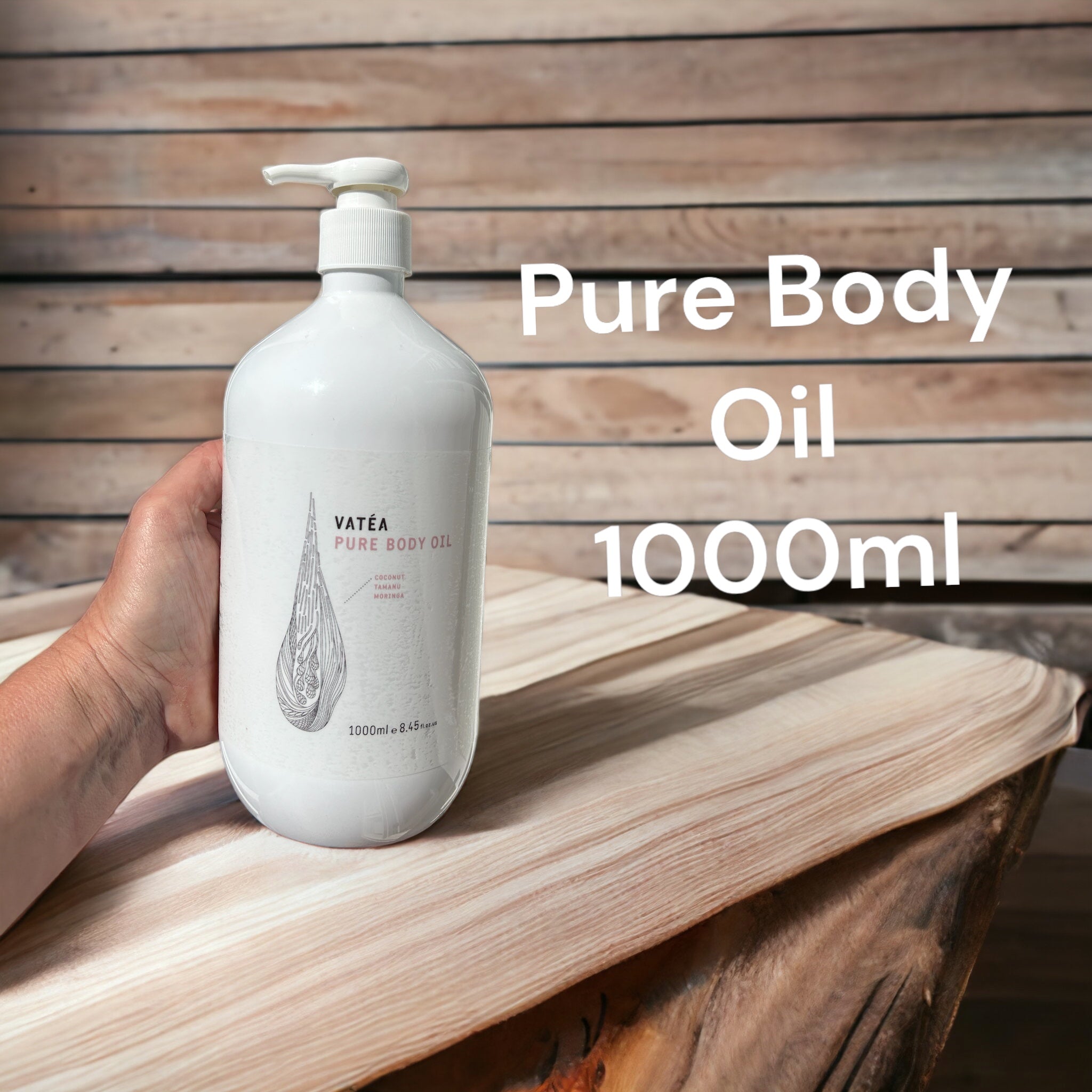 BULK Pure Body Oil, nourishing with plant oils and extracts, 1 litre